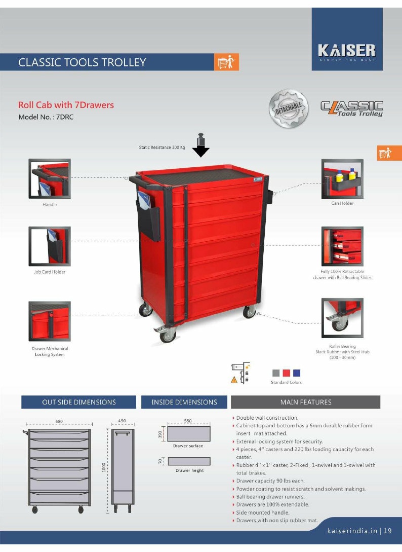 Industrial Classic Tools Trolley in Chennai 7